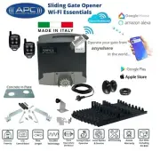 Heavy Duty 24V DC Powered Sliding Gate Opener Wi-Fi Kit, Smart Gate Automation