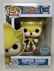 Sonic The Hedgehog #923 Funko Pop! Games Super Sonic Common Mint Soft P/P