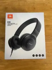 JBL-by HARMAN / E35 / On-Ear Headphones / Button Remote with Mic - Black