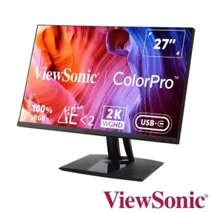 【ViewSonic 優派】VP2756-2K 27型 IPS 2K 60Hz 專業螢幕(內建喇叭/可旋轉/升降腳架/支援Pantone/5ms)
