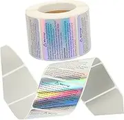 1Roll Candle Warning Stickers Adhesive Safety Labels for DIY Candle Making for Surfaces for Home and Office Use