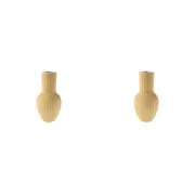 2PK Linen House Vincent Stoneware Vase 26cm Home/Living Room/Tabletop Decor Gold