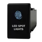 Hulk 4X4 Switch Push Button On/Off 12V LED Spot Lights to suit Isuzu Dmax Mux, Bt-50 2020 On - HU1365BW-20
