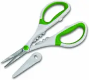 ZYLISS Herb Scissors White Green for Trimming Weeds Flowers