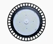 150 WATT ROUND UFO LED HIGH BAY LIGHT. WAREHOUSE, INDUSTRIAL, FACTORY, DAYLIGHT