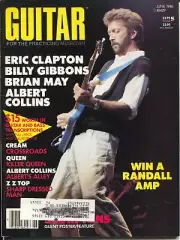 MAG: Guitar 6/1986-Eric Clapton-Billy Gibbons-Brian May-Queen-VG