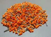 1000Pcs E2518 14AWG 2.5mm² ORANGE Insulated Ferrule Bootlace Terminals Crimp