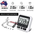 Clock Kitchen Timer Digital Screen Cooking Count Up Countdown Large Display