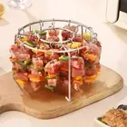 Grill Skewers Rack Set Easy Clean Pressure Cookers Barbecue Shish Kabob Set