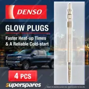 4 x Denso Glow Plugs for Iveco Daily IV 35S14 45C15 50C15 65C18 V 29L11 40C15