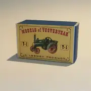 Matchbox Lesney Yesteryear 1 a Allchin Steam Engine D1 Style Repro Box