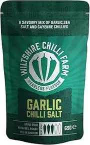 Wiltshire Chilli Farm Garlic Chilli Salt Mix Medium Seasoning Powder Rub 65g