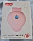Dash Mini Waffle Maker PINK (U3CL)