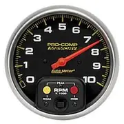Autometer Pro-Comp Tachometer In- Dash 5 Standard Ignition - 10,000 RPM, 5 Inch, AU6801
