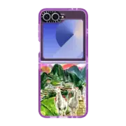 Galaxy Z Flip6 Impact Case Machu Picchu Llama Party