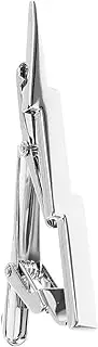 [MOBUTOFU] Elegant Silver Tie Clip Metal Necktie Clip for Men for Formal Events Wedding Decorative
