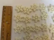20pcs Snow Flakes Charms, for Slime DIY party sketchbook Fast Shipping