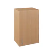 Flatpax Utility 450mm Woodgrain 1 Door Wall Cupboard