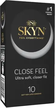 SKYN® Close Feel Condoms - 10 Pack, Ultra-Thin for a Natural Sensation