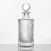 Whiskey Decanter and Glass Stopper 27 oz Square Decanter for Whiskey, Bourbon, Brandy, Liquor, and Rum