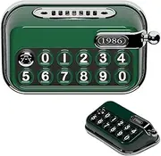 Parking Number Plate,Phone Display Telephone Number Plate Diffuser - Exquisite Auto Stop Phone Number Display, Vintage Temporary Stop Sign, Auto Accessories