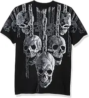 [Liquid Blue] Men's Plus-Size Hanging Out T-Shirt