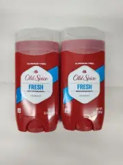 Deodorant Aluminum-Free Old Spice "FRESH High Endurance 3 oz. ea. 48 HR Lot of 2