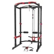 Reeplex Power Rack + Lat Pulldown & Seated Row + Attachments