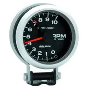 Autometer Sport-Comp Tachometer Pedestal Mount With Adjustable Pointer - 10,000 RPM, 3 3/4 Inch, AU3700