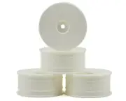 Schumacher 12mm Hex Rev-Lite 1/10 Touring Car Dish Rims (24mm) (4) (White)