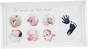 MOBUTOFU Footprint Kit Handprint Inkpad Photo Frame Diy Photo Frame Hand and Footprint for Baby Shower or Birthday Party