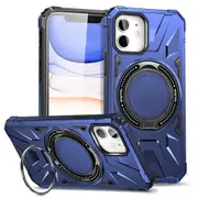 MCC Shockproof iPhone 12 Case Cover Ring Stand Heavy Duty Apple iPhone12 [Dark Blue]