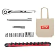 [New] Kyoto Machine Tools (KTC) 9.5sq. Ratchet Handle Socket Holder Set Set
