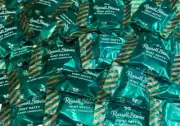 Russell Stover Mint Patty in Dark Chocolate, Bulk & Delicious Candy (4 Pounds)