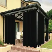 BONZER Outdoor Curtains for Patio Water Resistant Heavy Privacy Sunlight