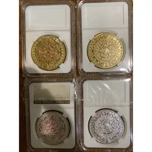 Pccb coin display 比特幣 BTC Bitcoin 阿茲特克 瑪雅 玩具收藏紀念幣