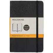Moleskine Classic Soft Cover Pocket Notebook Ruled Black