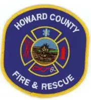 MARYLAND MD HOWARD COUNTY FIRE DEPARTMENT NICE SHOULDER PATCH POLICE SHERIFF