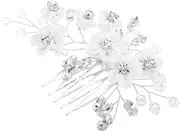 WOFASHPURET Bridal Hair Comb for Women Delicate Hair Decoration Elegant Side Comb for Weddings for Brides Refined Craftsmanship