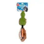 GiGwi Duck With Plush Tail Dog Toy- Green