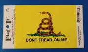 Don't Tread On Me Gadsden Flag Decal Sticker 5” X 3.5” New