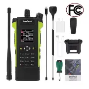 12W Dual Band Radio VHF UHF Walkie Talkie & Programming Cable HAMGEEK APX-8000