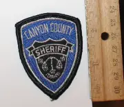 CANYON COUNTY SHERIFF Idaho ID Co SD SO SMALL HAT patch