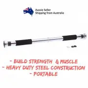 Doorway Chin Up Bar Portable Pull Up Bodyweight Build Muscle Strength Biceps