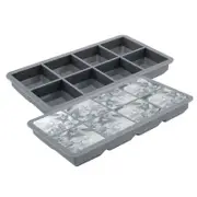 Ozoffer Home Master? Ice Cube Silicone Trays 4cm Cubes Flexible Easy Release 21cm