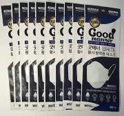 GOOD MANNER KF94 Yellow Dust Surgical/Face Masks, White ~ Pack of 10