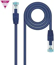 Monkey Ladder Cat.7 600MHZ LSZH SFTP PIMF AWG26 Network Cable, Blue, 25 cm