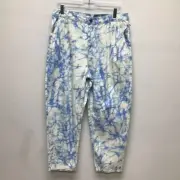 Rachel Comey Womens Straight Leg Jeans Blue Tie Dye Belted Target Denim 12 New