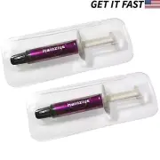 2x Silver Performance Thermal Paste CPU Heatsink Compound Grease Syringe, 1G