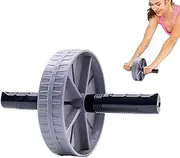 Abdominal Wheel, Portable Abdominal Exercise Roller Wheel with Handles, Training Workout Equipment for Gym Body Fitness & Strength, Achieve Toned Core Muscles
